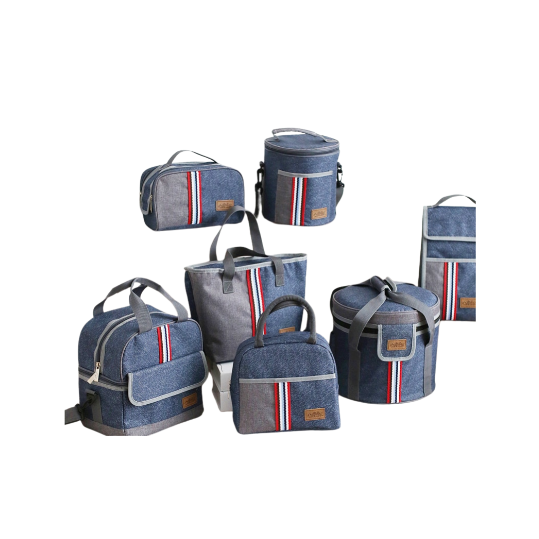 Oxford Lunch Bag Insulated Cooler Bento Bag Thermal Food Bag Carrier Accessories
