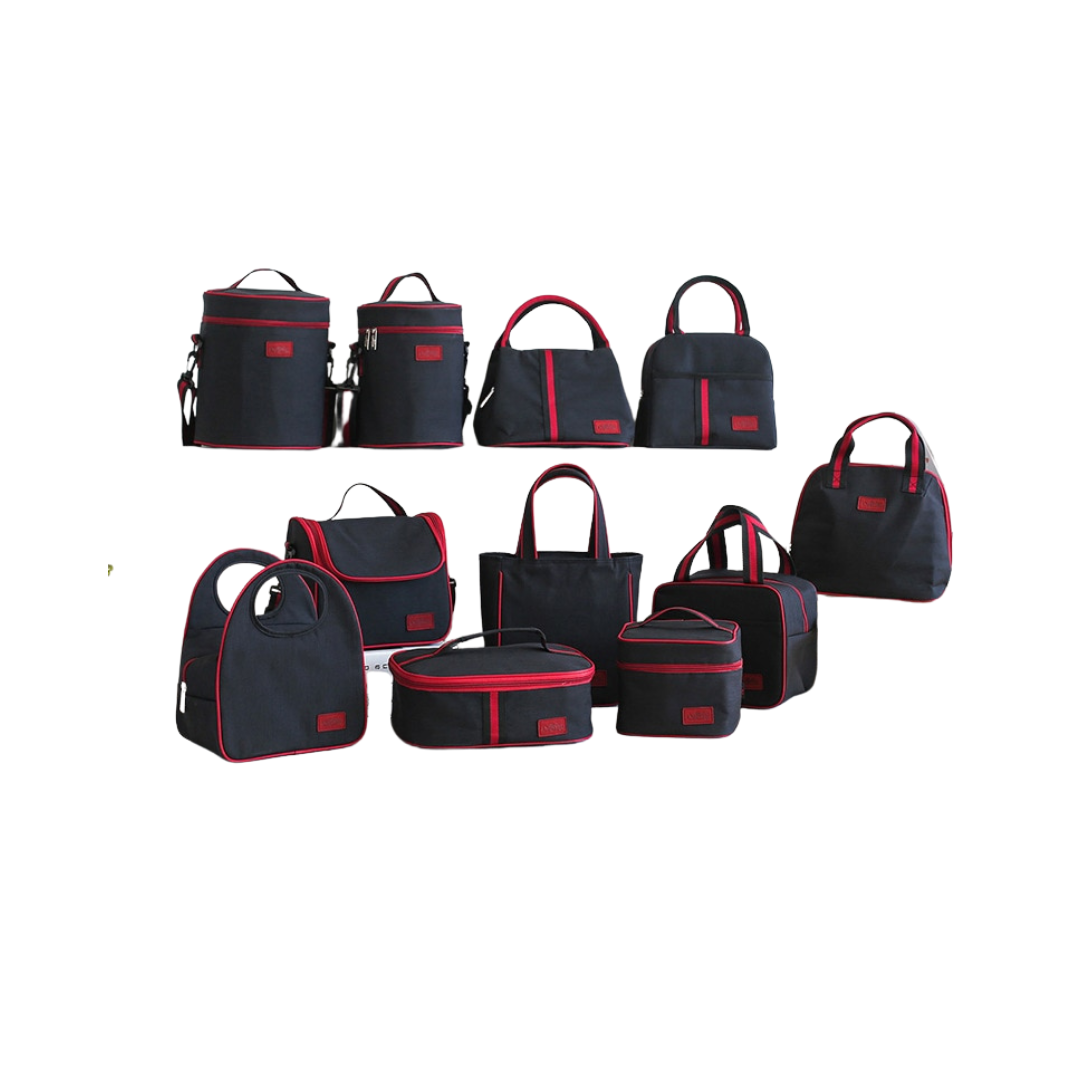 Thermal Lunch Bag Women Portable Insulated Cooler Bento Tote Family Travel Picnic Drink Fruit Food Fresh Organizer Accessories
