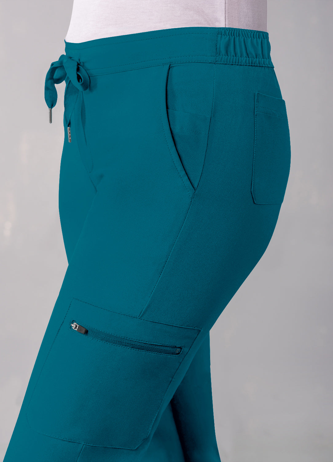ADAR Addition Women's Skinny Leg Cargo Drawstring Pant Petite