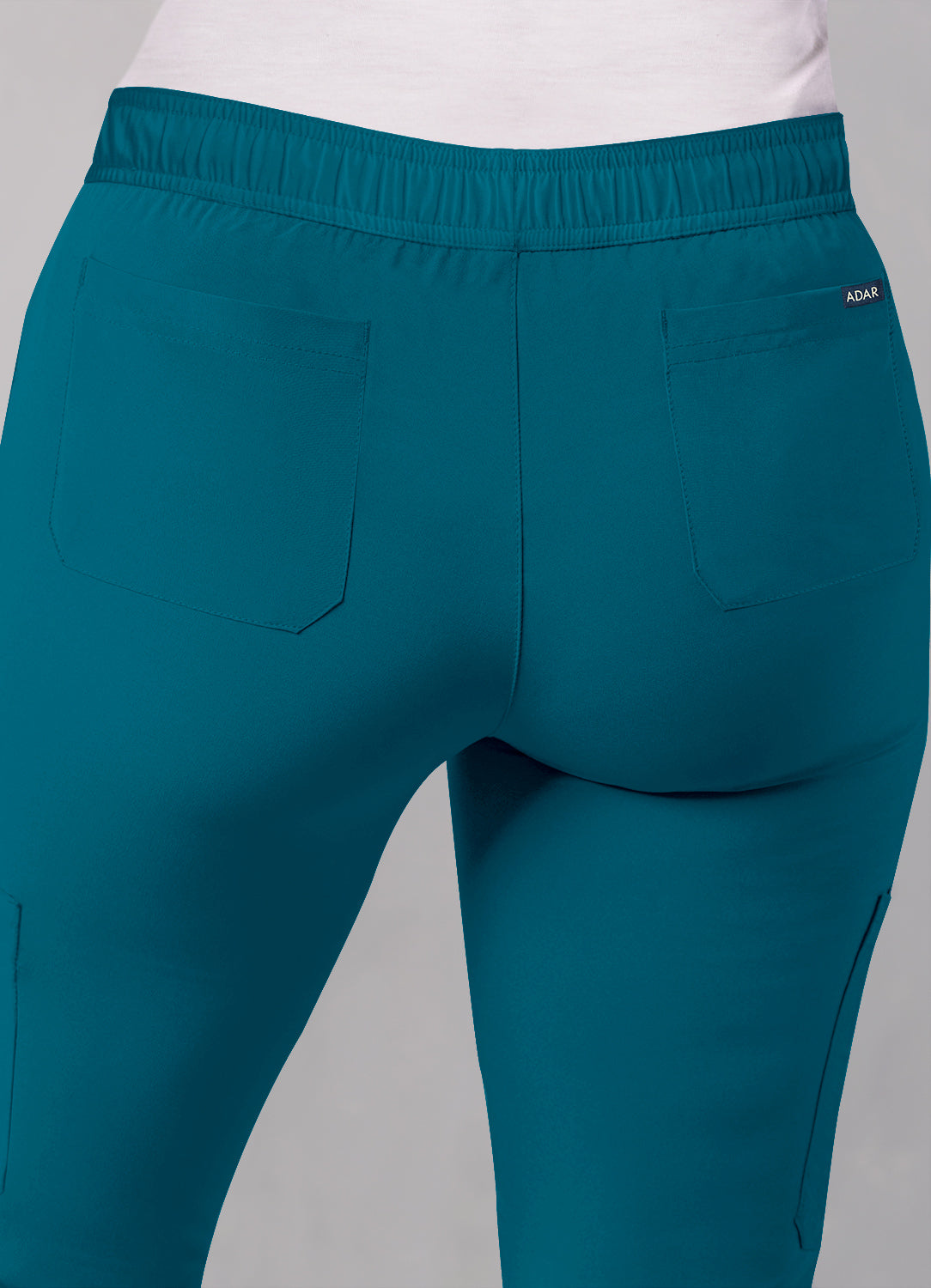 ADAR Addition Women's Skinny Leg Cargo Drawstring Pant Petite