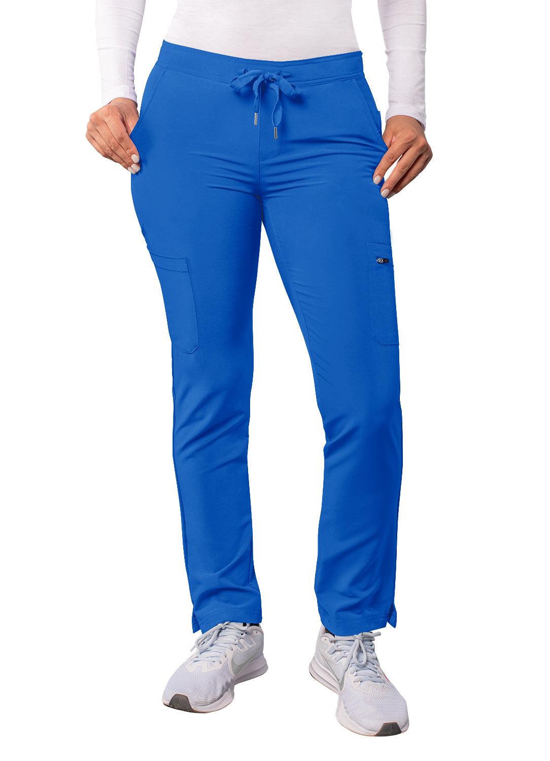 ADAR Addition Women's Skinny Leg Cargo Drawstring Pant Petite