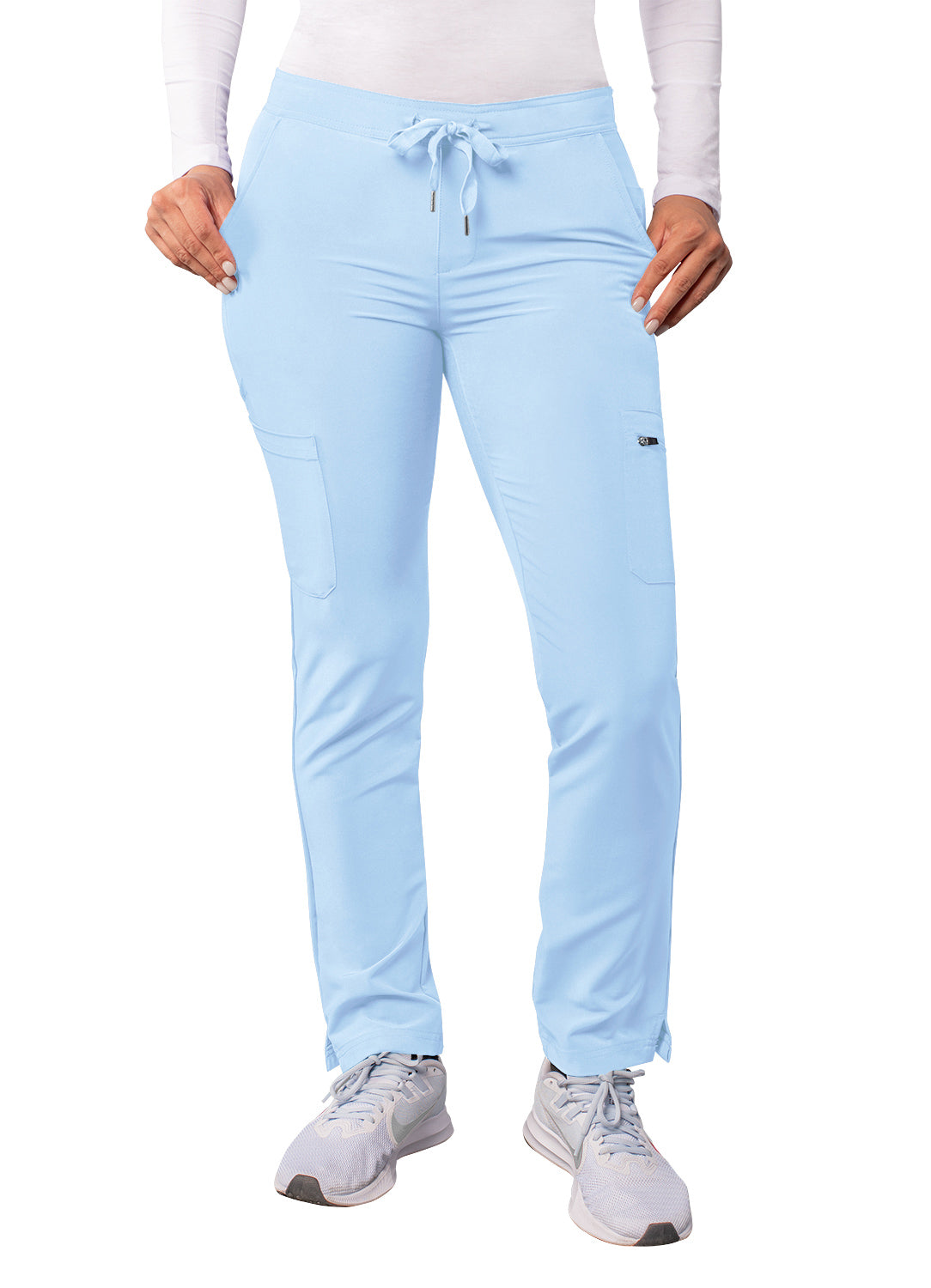ADAR Addition Women's Skinny Leg Cargo Drawstring Pant Tall