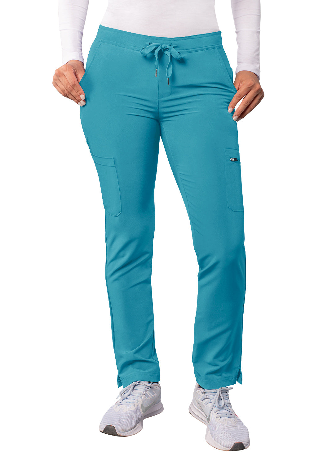 ADAR Addition Women's Skinny Leg Cargo Drawstring Pant Tall