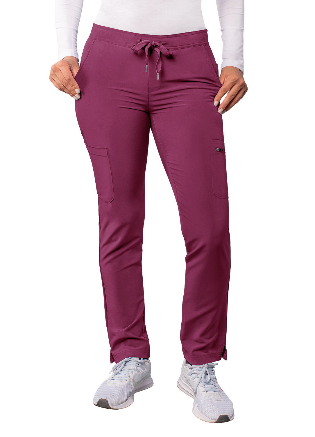ADAR Addition Women's Skinny Leg Cargo Drawstring Pant Tall
