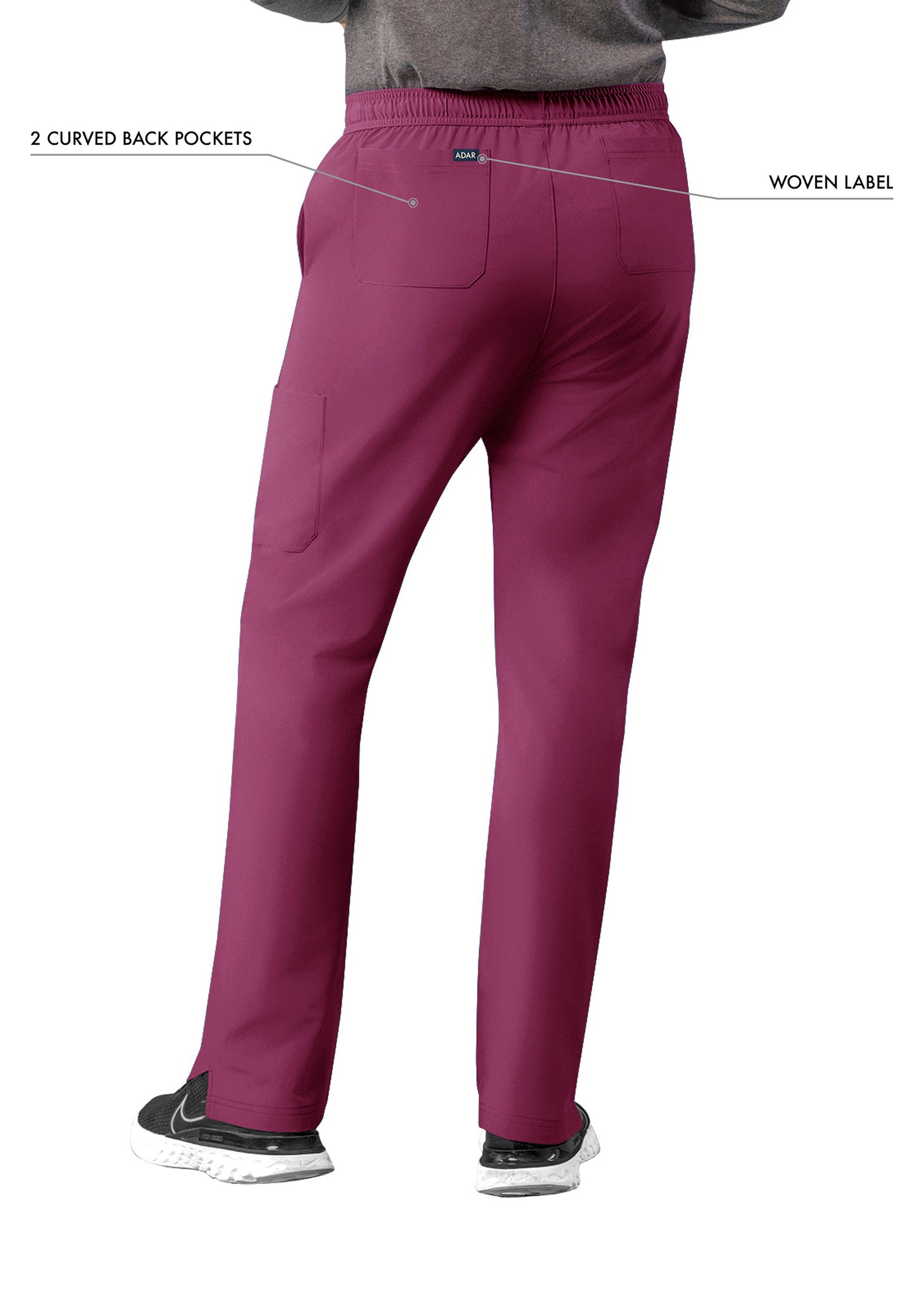 ADAR Addition Men's Slim Leg Cargo Drawstring Pant