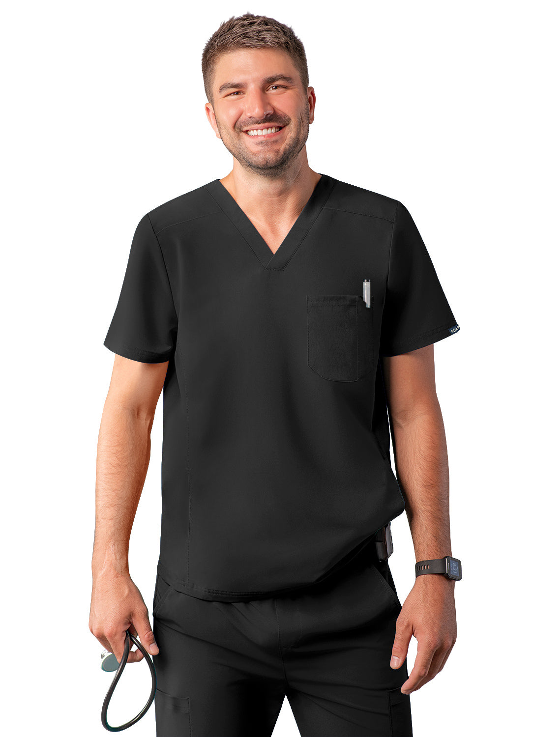 ADAR Addition Men's Go-Everyday Cargo Scrub Set