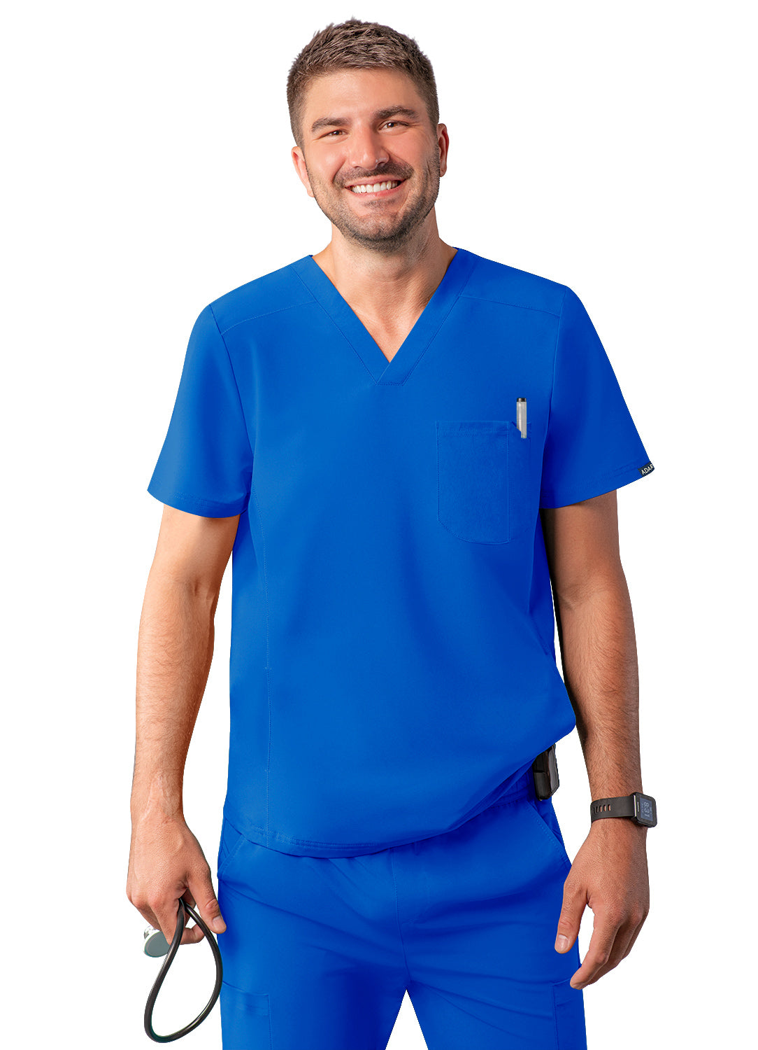 ADAR Addition Men's Go-Everyday Cargo Scrub Set