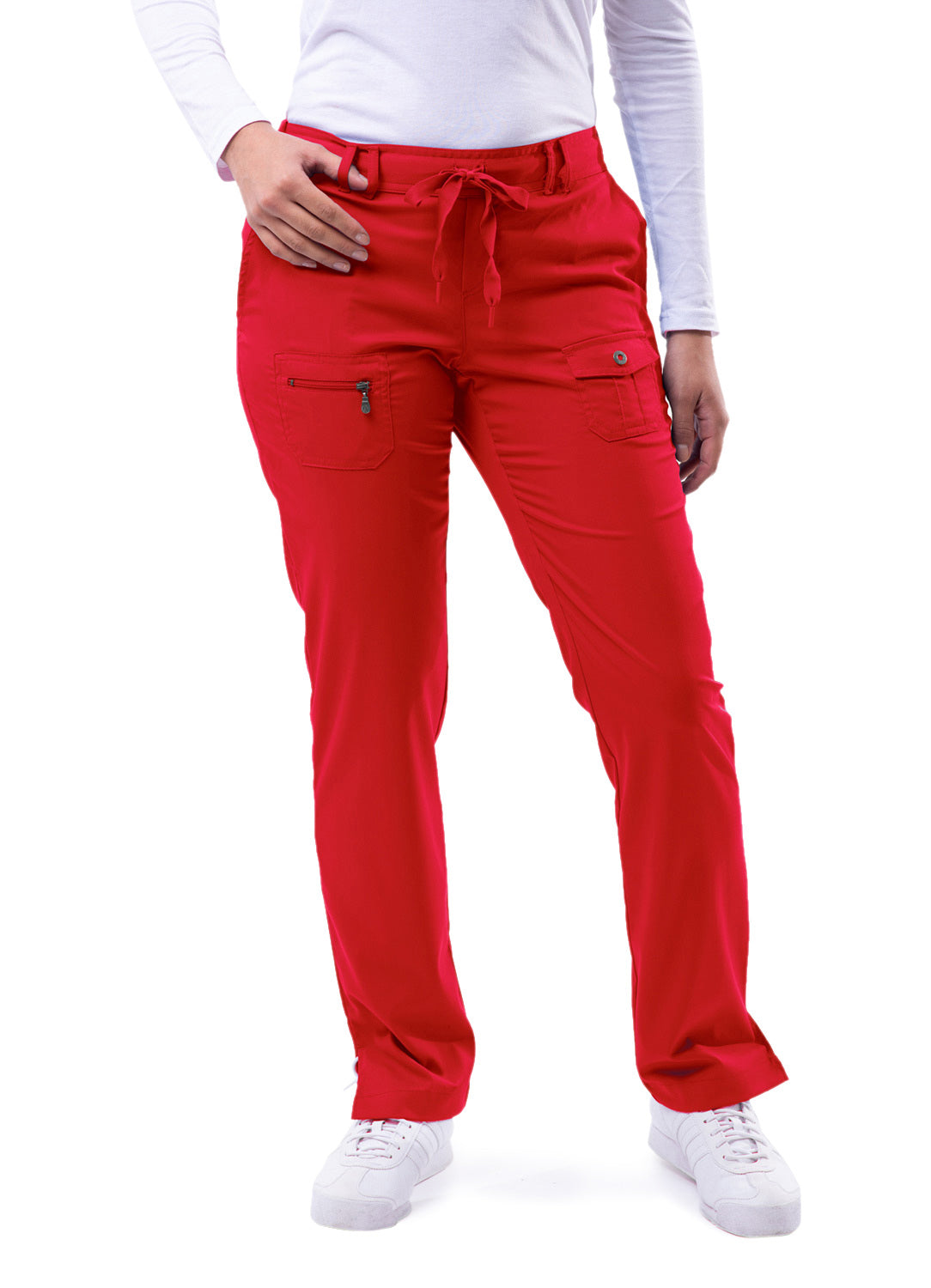 ADAR Pro Women's Slim Fit 6 Pocket Pant Petite