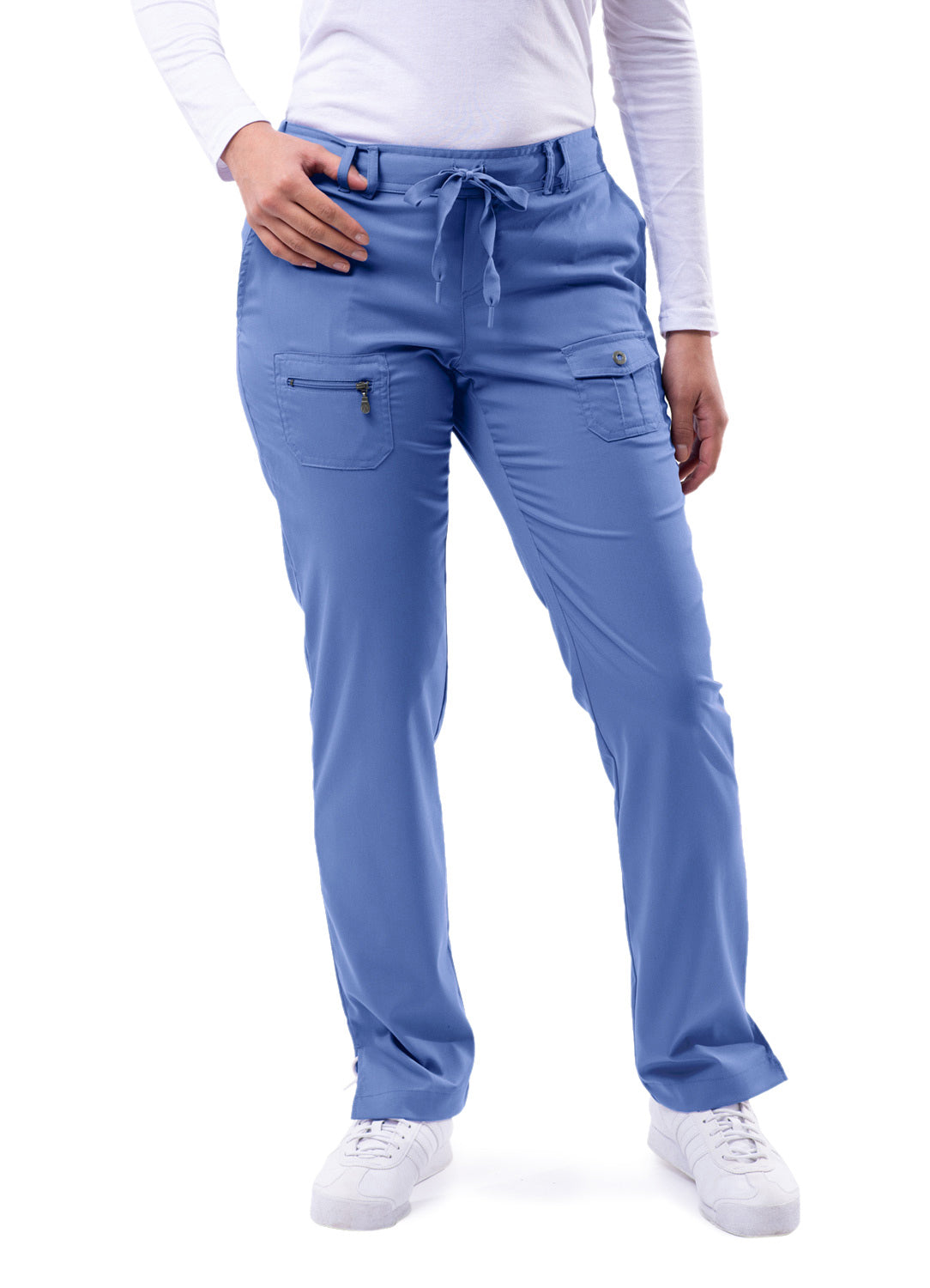 ADAR Pro Women's Slim Fit 6 Pocket Pant Petite
