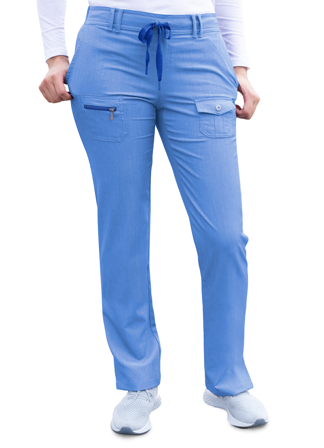 ADAR Pro Women's Slim Fit 6 Pocket Pant Petite