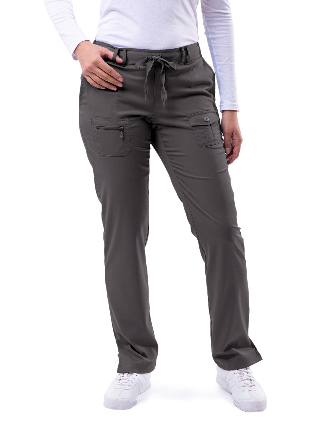 ADAR Pro Women's Slim Fit 6 Pocket Pant Petite