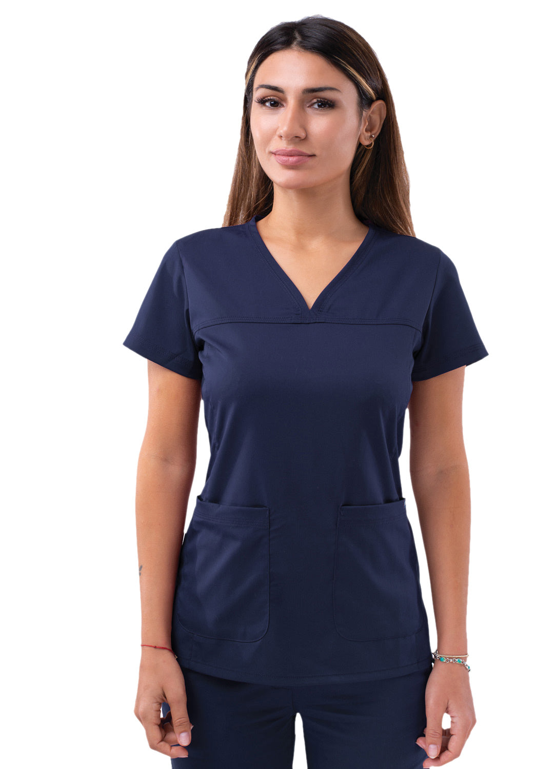 ADAR Pro Women's Sweetheart V-neck Scrub Top