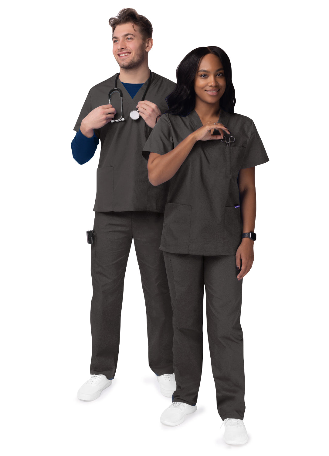 Sivvan Unisex V-Neck/Drawstring Pant Scrub Set
