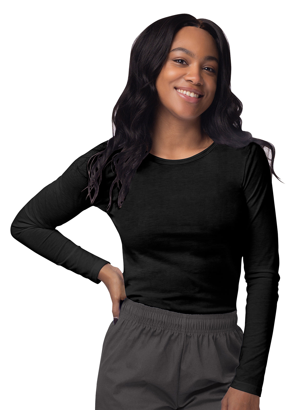 Sivvan Women's Long Sleeve Comfort Underscrub Tee
