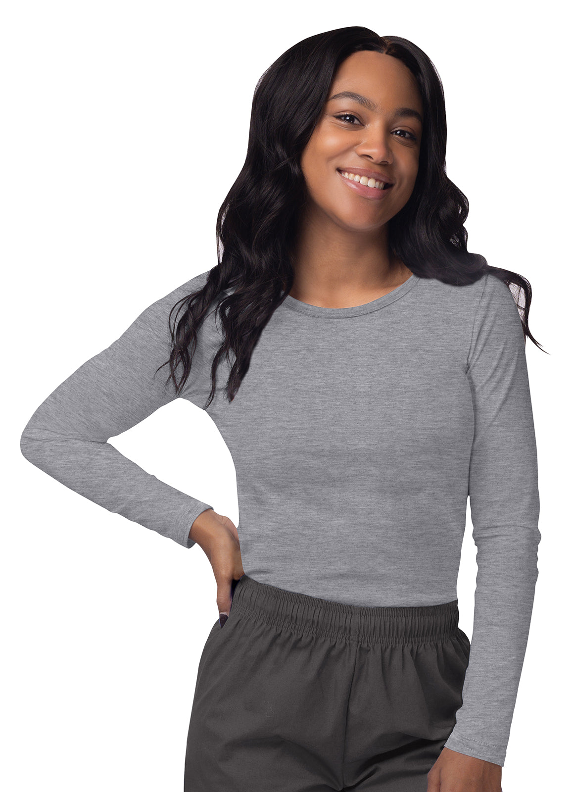 Sivvan Women's Long Sleeve Comfort Underscrub Tee 3-Pack