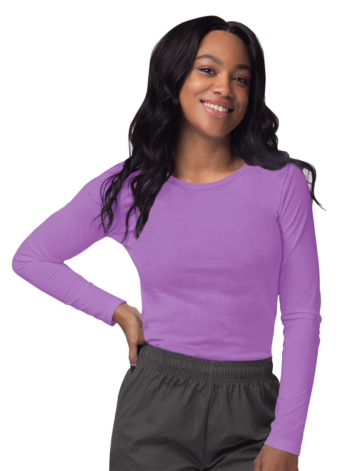 Sivvan Women's Long Sleeve Comfort Underscrub Tee 3-Pack
