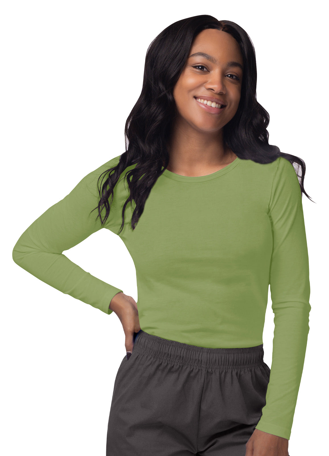 Sivvan Women's Long Sleeve Comfort Underscrub Tee