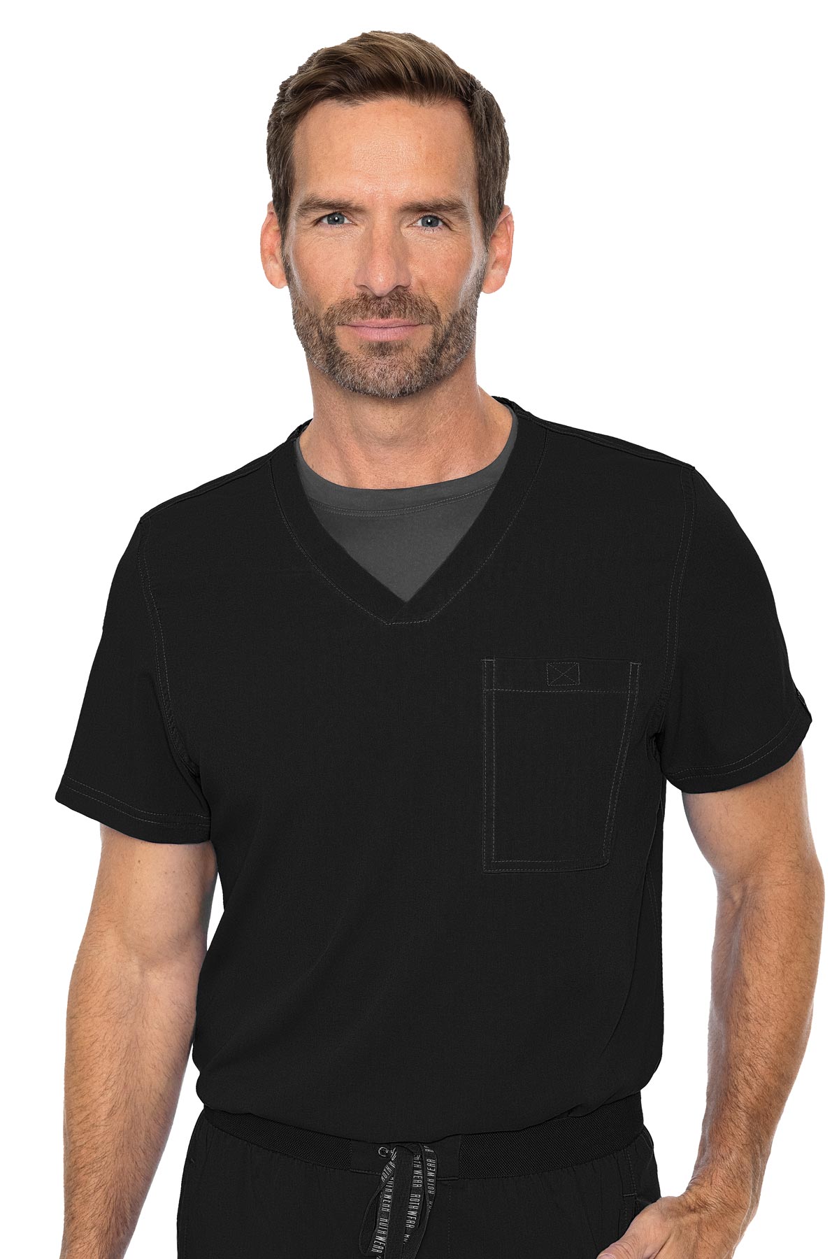 MED COUTURE Cadence One Pocket Top