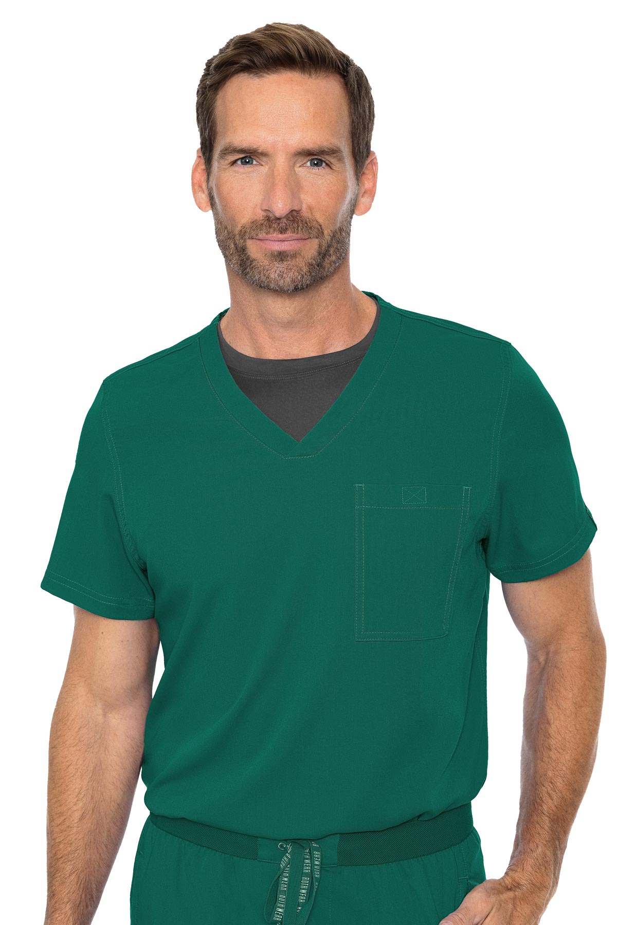 MED COUTURE Cadence One Pocket Top