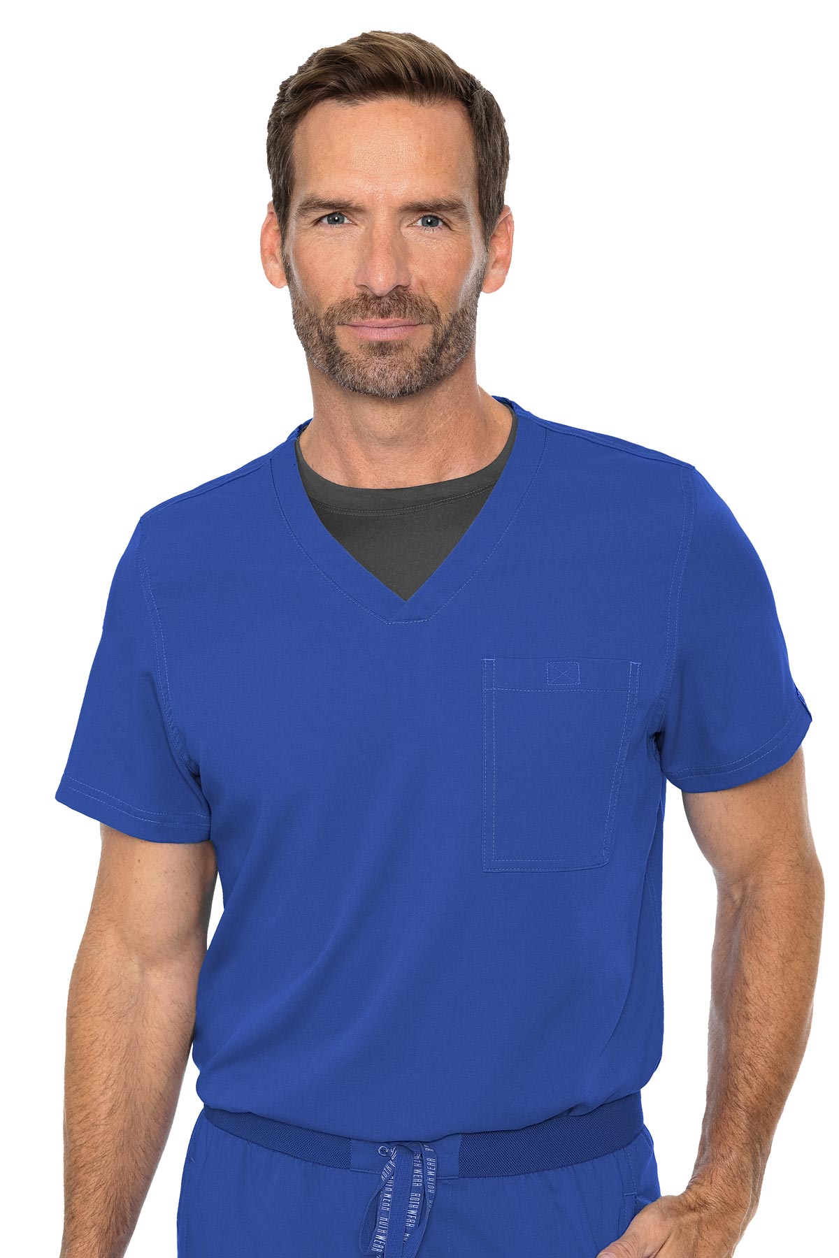 MED COUTURE Cadence One Pocket Top
