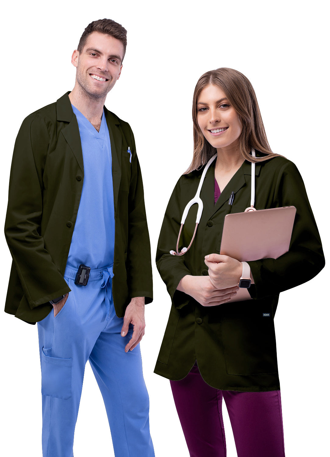 Adar Universal Unisex 31" Classic Consultation Coat