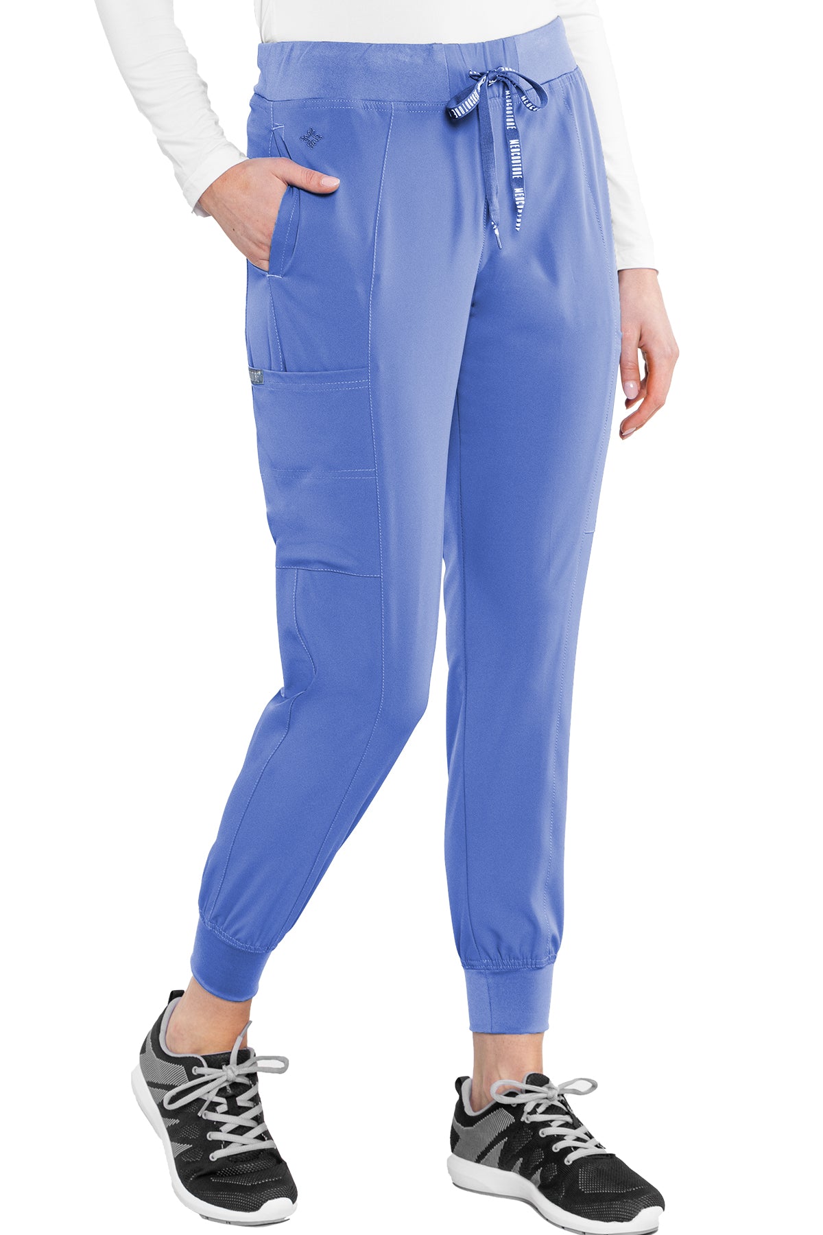 MED COUTURE Seamed Jogger #8721 - Butterfly Touch Scrubs