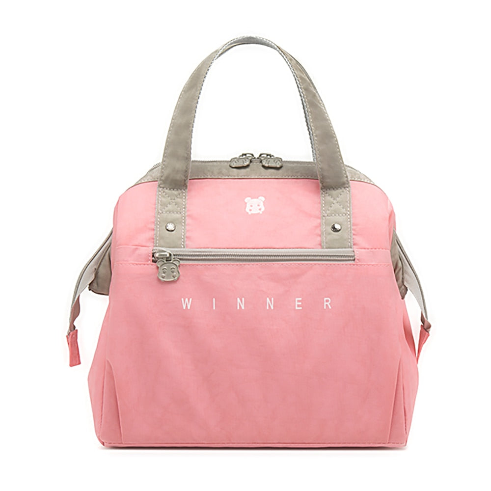Portable Lunch Bag Thermal Insulated Lunch Box Tote Cooler Bag Bento Pouch Lunch Container School Food Storage Bags