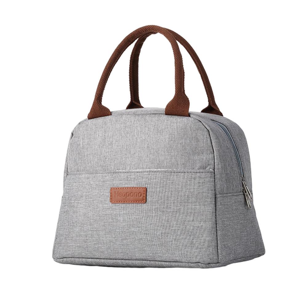 Functional Pattern Cooler Lunch Box Portable Insulated Oxford Cloth Lunch Bag Thermal Food