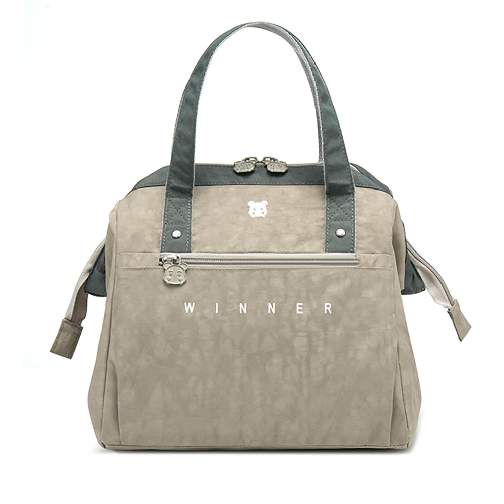 Portable Lunch Bag Thermal Insulated Lunch Box Tote Cooler Bag Bento Pouch Lunch Container School Food Storage Bags