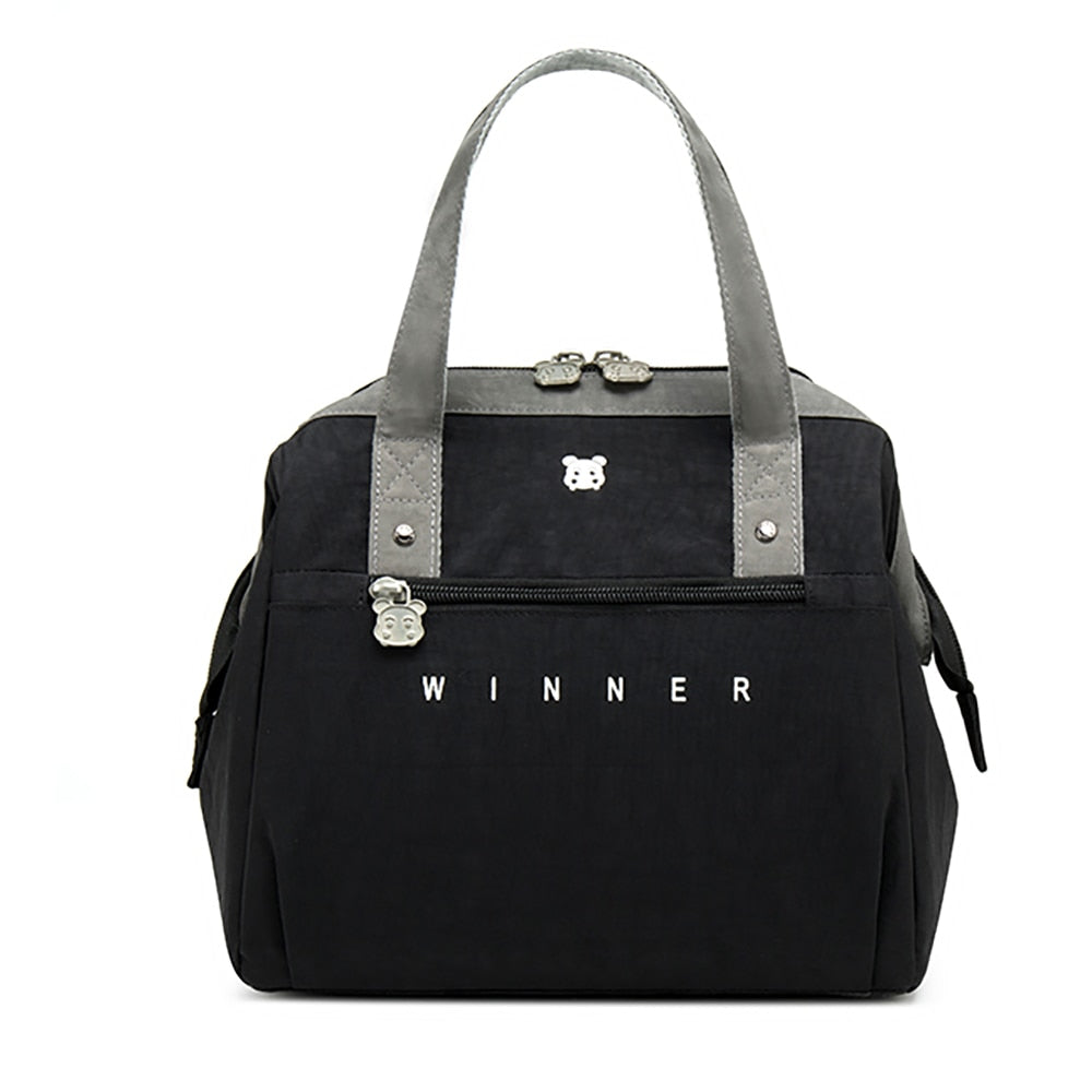 Portable Lunch Bag Thermal Insulated Lunch Box Tote Cooler Bag Bento Pouch Lunch Container School Food Storage Bags