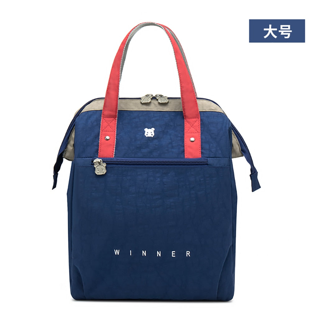 Portable Lunch Bag Thermal Insulated Lunch Box Tote Cooler Bag Bento Pouch Lunch Container School Food Storage Bags