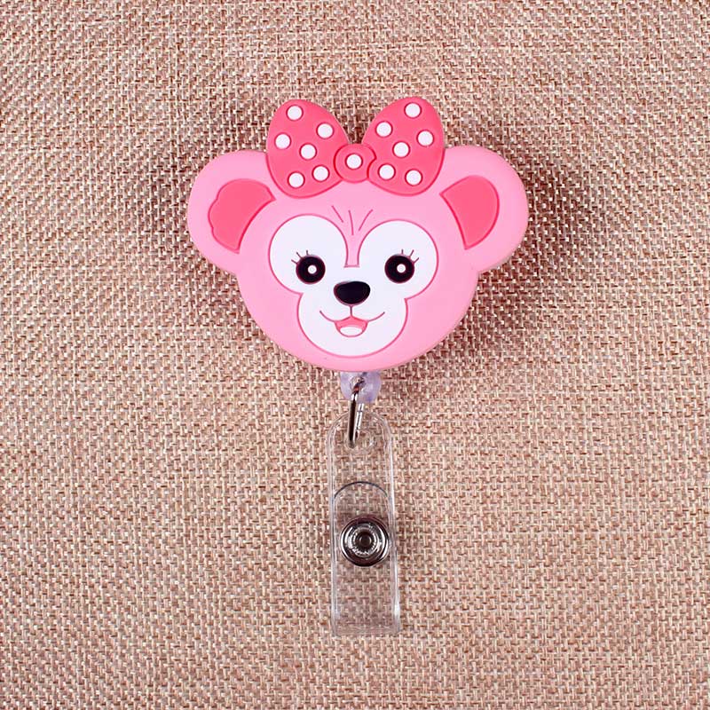 Large Size Disney Series Retractable Badge Reel ID Card Holder