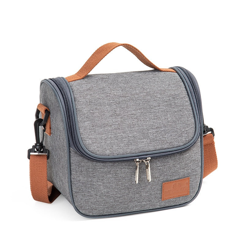 Portable Lunch Bag Women Thermal Cool / Heat for Meal Pack