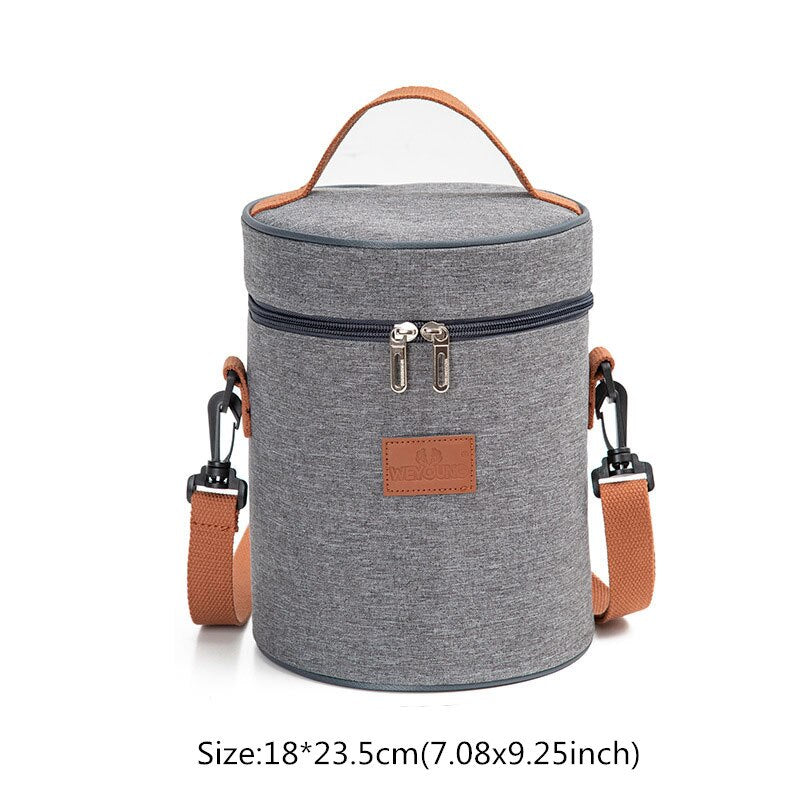 Portable Lunch Bag Women Thermal Cool / Heat for Meal Pack