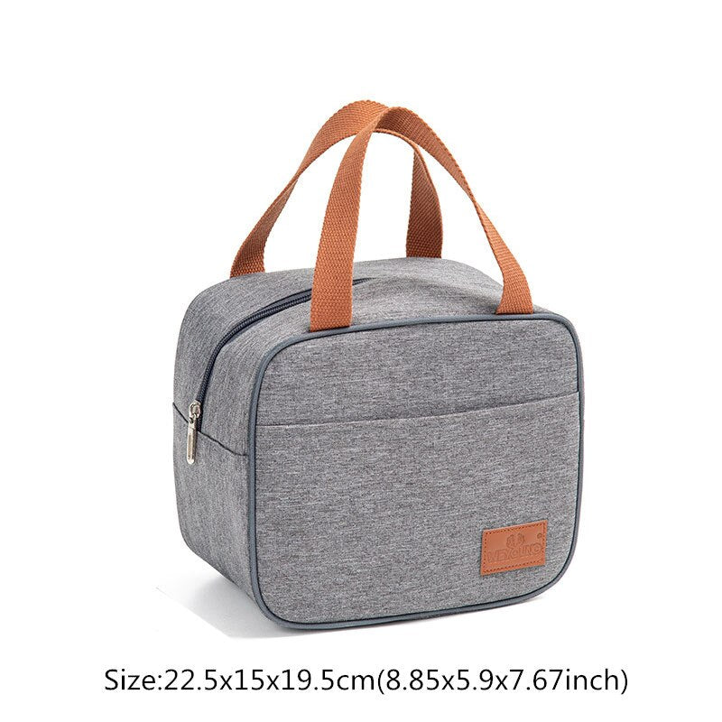 Portable Lunch Bag Women Thermal Cool / Heat for Meal Pack