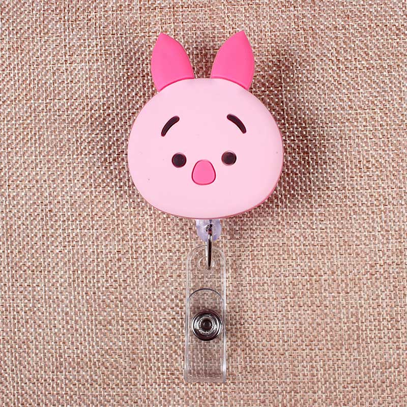 Large Size Disney Series Retractable Badge Reel ID Card Holder