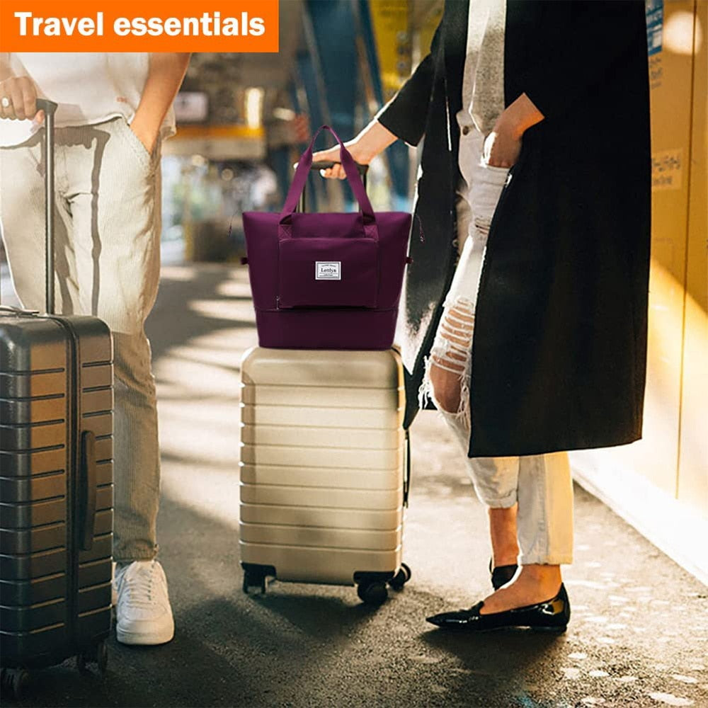 Folding Travel Bags Waterproof Tote Travel Luggage Bags Large Capacity Multifunctional Travel Duffle Bags Handbag