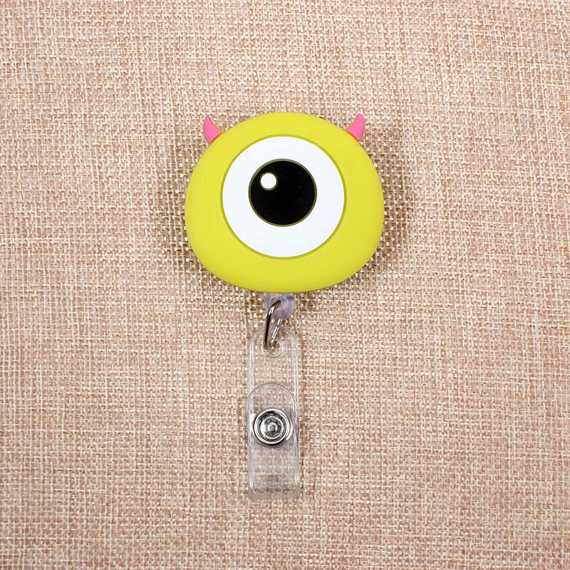 Large Size Disney Series Retractable Badge Reel ID Card Holder