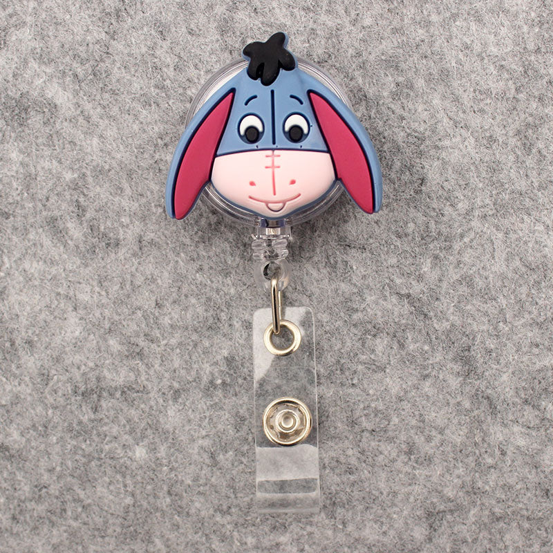 Large Size Disney Series Retractable Badge Reel ID Card Holder