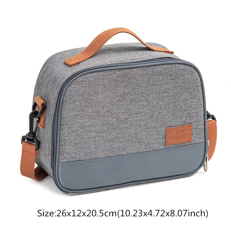 Portable Lunch Bag Women Thermal Cool / Heat for Meal Pack