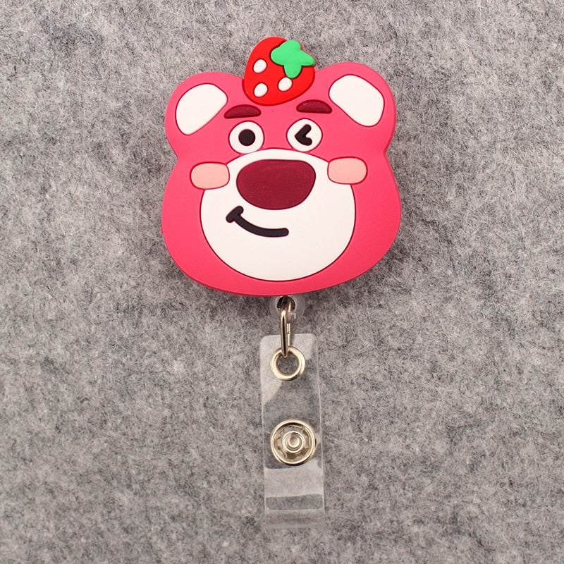 Large Size Disney Series Retractable Badge Reel ID Card Holder