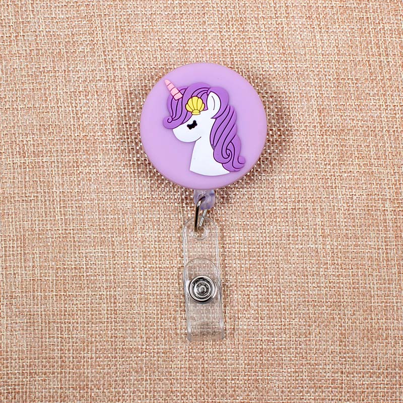 Large Size Disney Series Retractable Badge Reel ID Card Holder