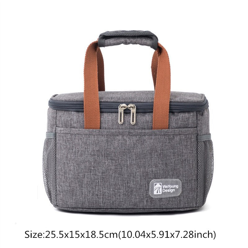 Portable Lunch Bag Women Thermal Cool / Heat for Meal Pack