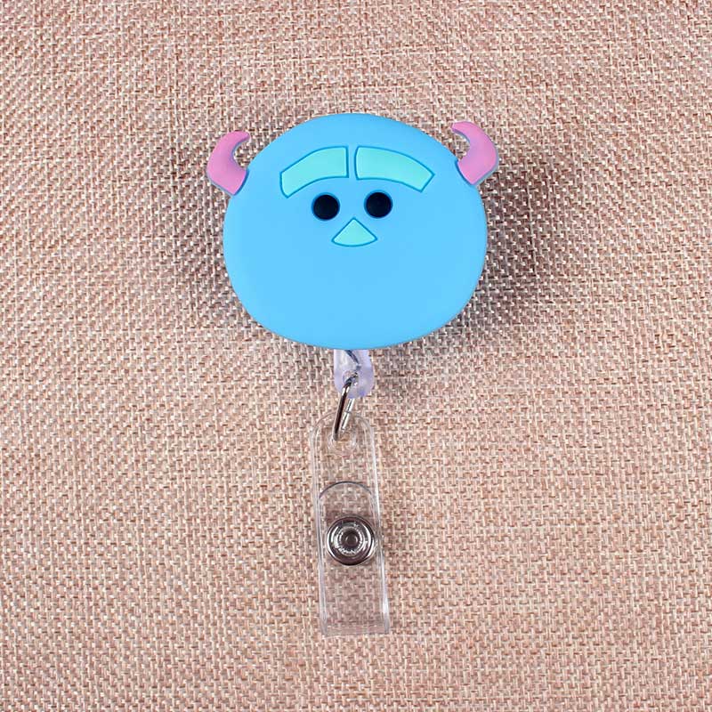 Large Size Disney Series Retractable Badge Reel ID Card Holder