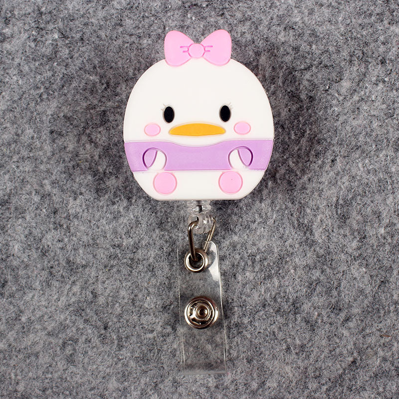 Large Size Disney Series Retractable Badge Reel ID Card Holder