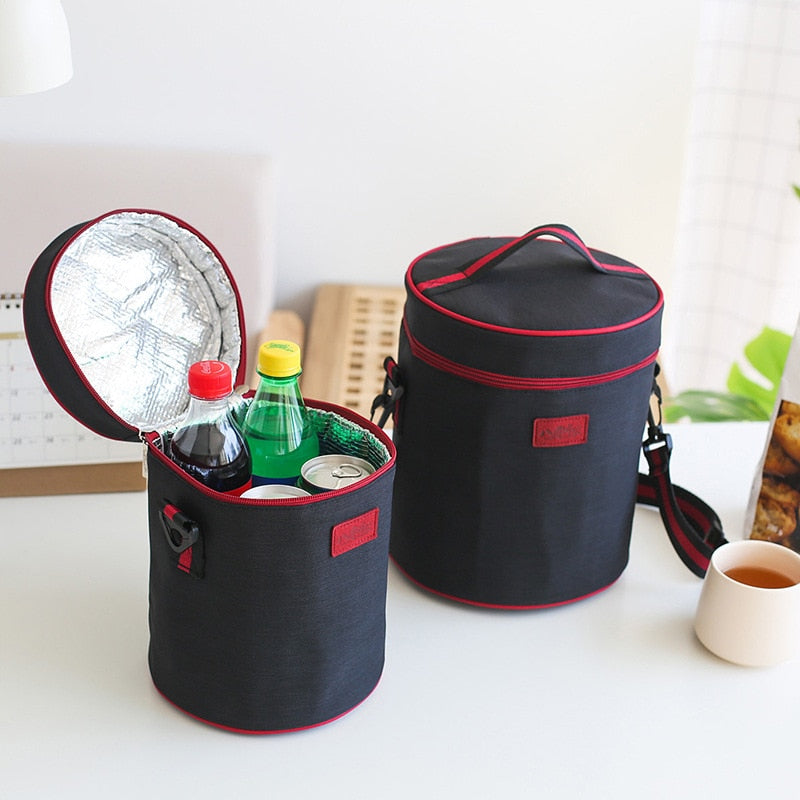 Thermal Lunch Bag Women Portable Insulated Cooler Bento Tote Family Travel Picnic Drink Fruit Food Fresh Organizer Accessories