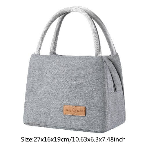 Portable Lunch Bag Women Thermal Cool / Heat for Meal Pack