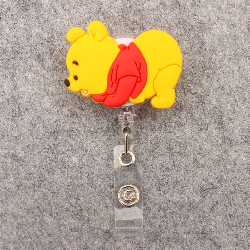 Large Size Disney Series Retractable Badge Reel ID Card Holder