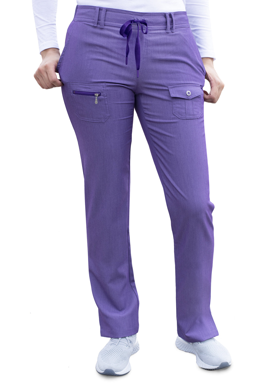 ADAR Pro Women's Slim Fit 6 Pocket Pant Petite