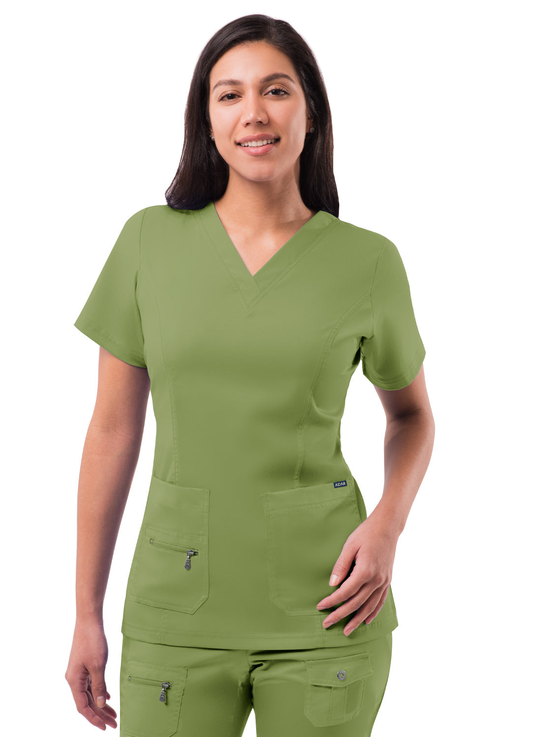 ADAR Pro Womens Elevated V-neck Scrub Top